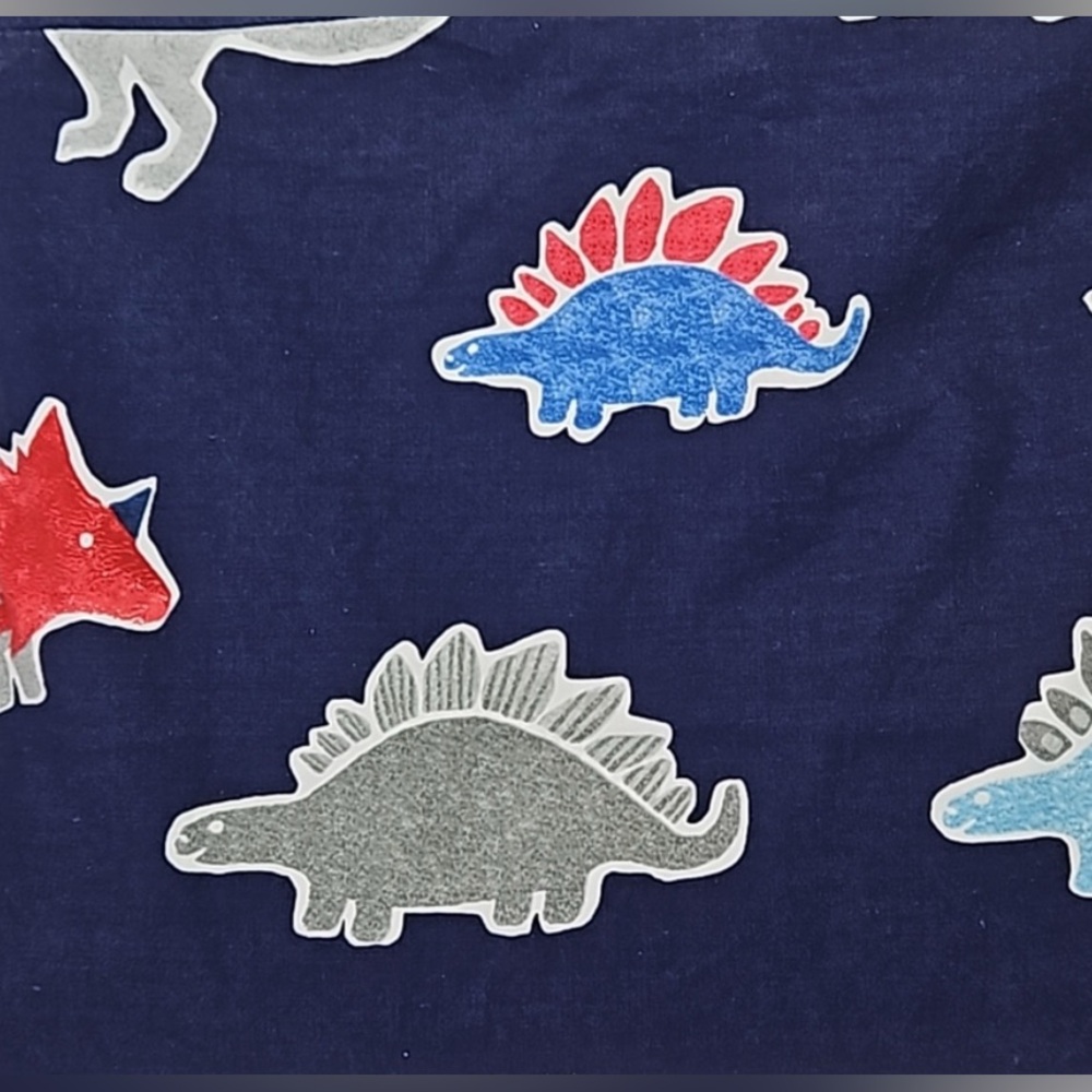 Pottery Barn Kids | Navy Dempsey Dino Dinosaur Organic Cotton Duvet Twin *read